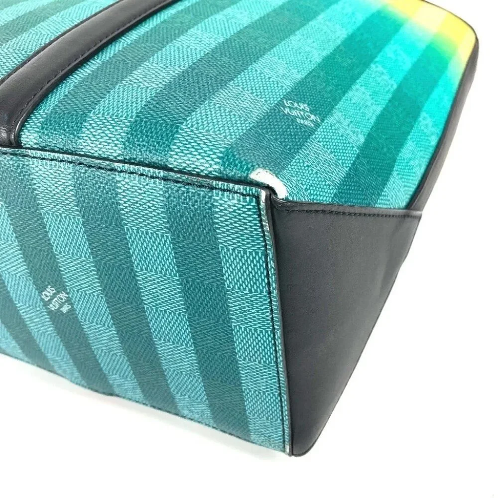 LOUIS VUITTON M59919 damier stripe Weekend Tote PM Hand Bag Tote Bag - Picture 16 of 16